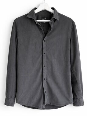 Armani Exchange Black Casual Button Down Shirt